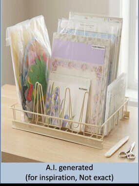 Retro Dishwasher Rack Organizer for HEAVY Scrapbook Storage or Pot Lid Holder